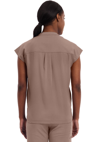 Purple Label 2152 Women's Journey Scrub Top Santa Fe Tan