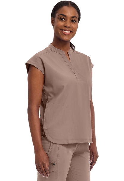 Purple Label 2152 Women's Journey Scrub Top Santa Fe Tan