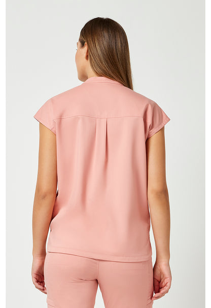 Purple Label 2152 Women's Journey Scrub Top Velvet Peach