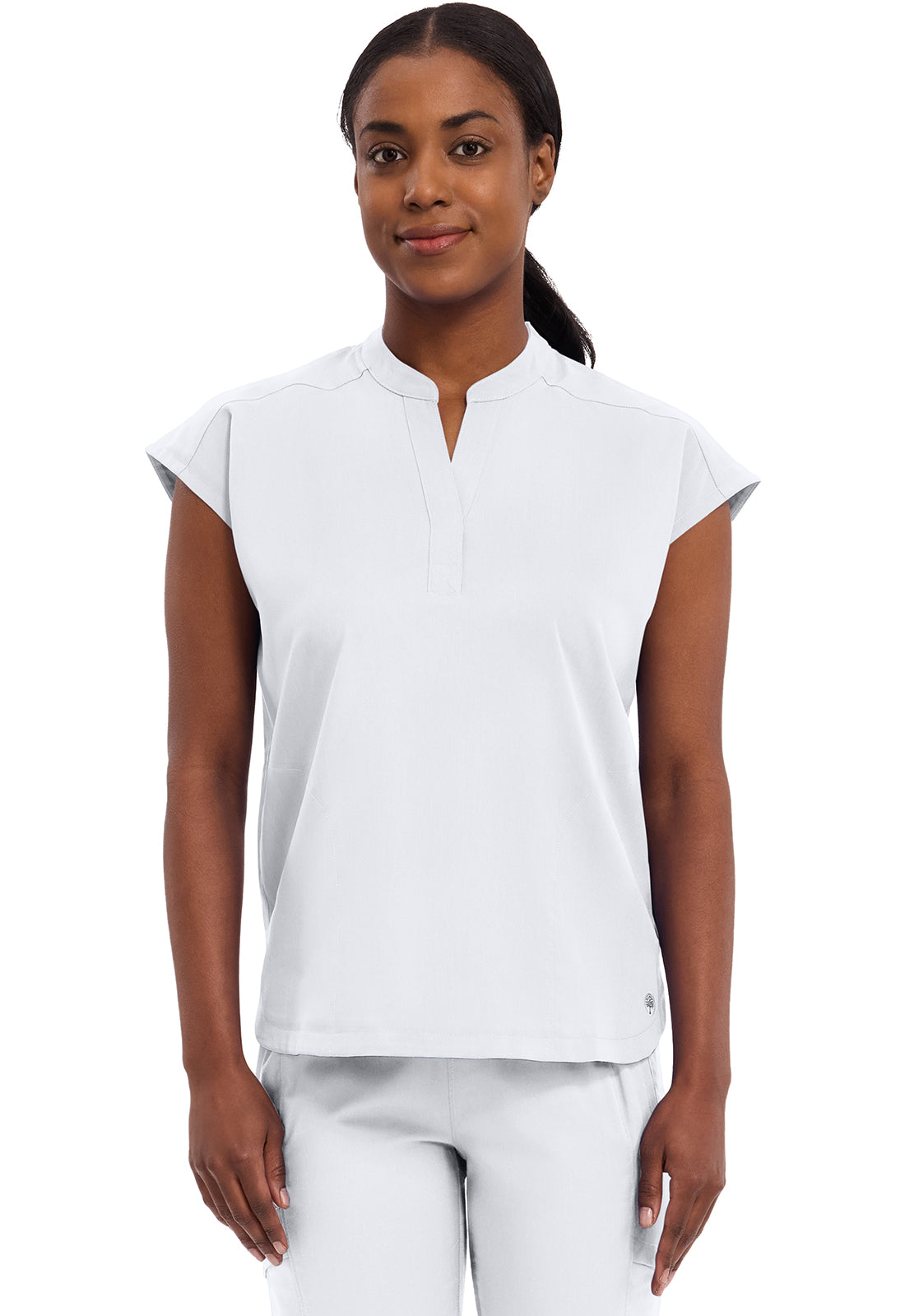 Purple Label 2152 Women's Journey Scrub Top White