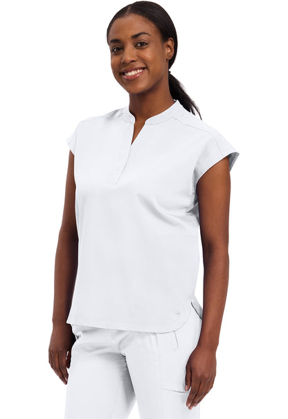 Purple Label 2152 Women's Journey Scrub Top White
