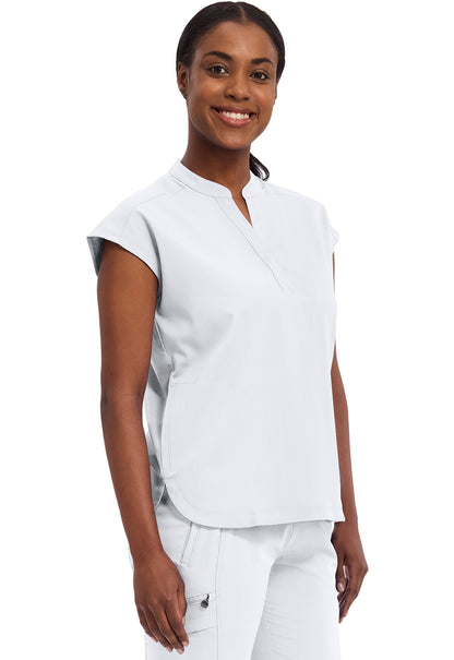 Purple Label 2152 Women's Journey Scrub Top White