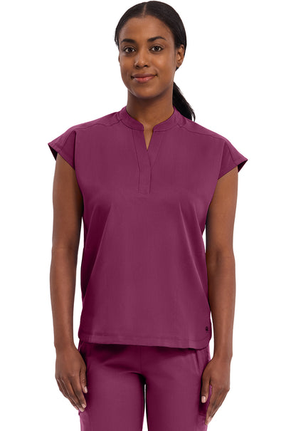 Purple Label 2152 Women's Journey Scrub Top Wine