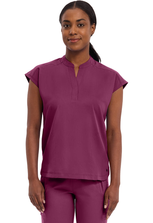 Purple Label 2152 Women's Journey Scrub Top Wine