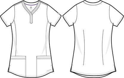 Purple Label 2167 Women's Jane Scrub Top Pewter