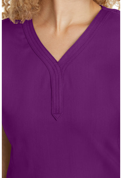 Purple Label 2167 Women's Jane Scrub Top Eggplant