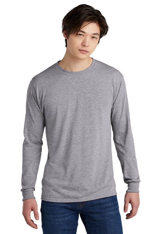 Jerzees Dri-Power 100% Polyester Long Sleeve T-Shirt 21LS Athletic Heather