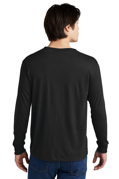 Jerzees Dri-Power 100% Polyester Long Sleeve T-Shirt 21LS Black