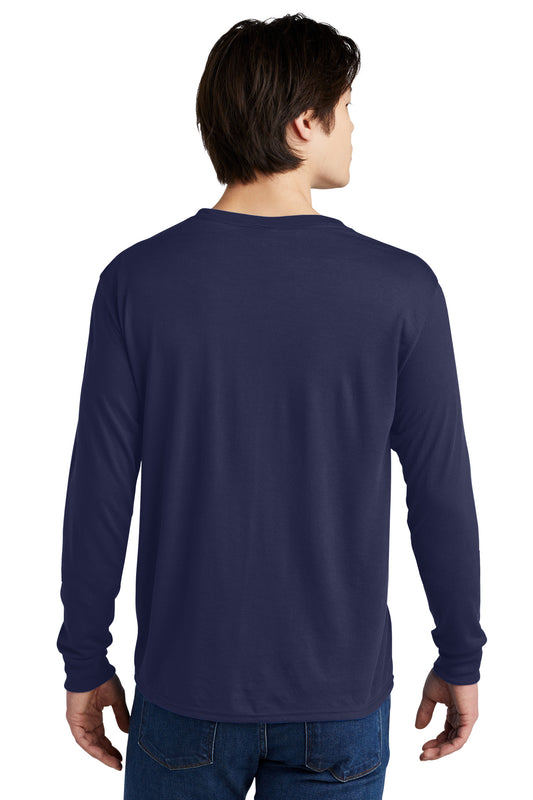 Jerzees Dri-Power 100% Polyester Long Sleeve T-Shirt 21LS J. Navy