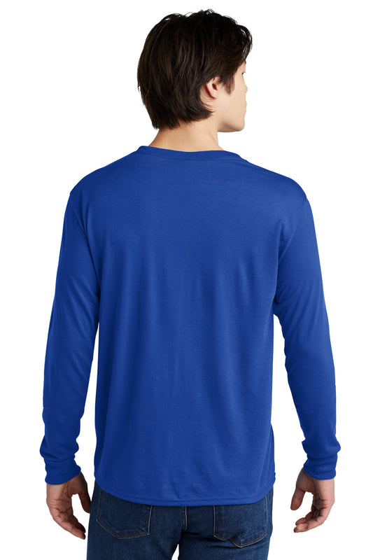 Jerzees Dri-Power 100% Polyester Long Sleeve T-Shirt 21LS Royal