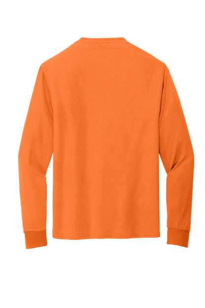 Jerzees Dri-Power 100% Polyester Long Sleeve T-Shirt 21LS Safety Orange