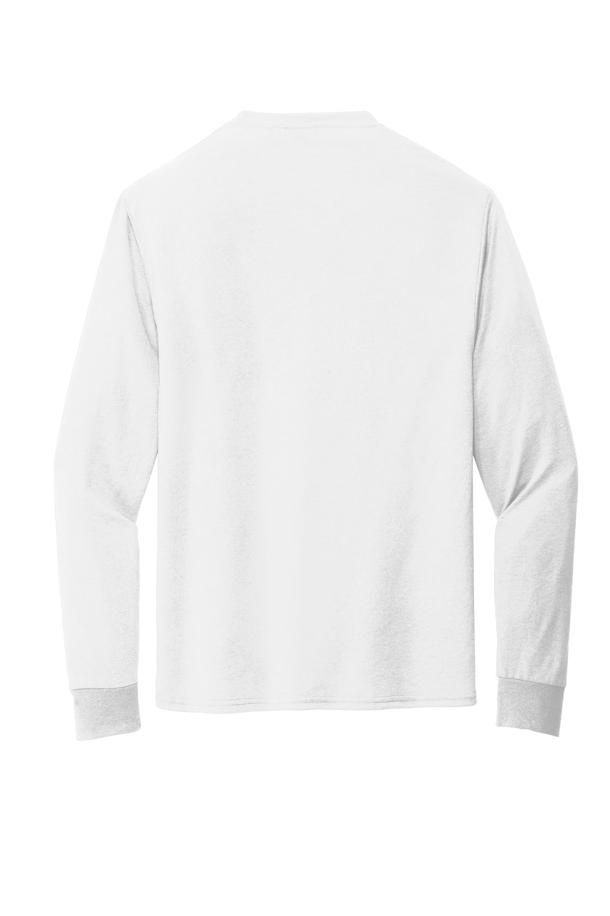 Jerzees Dri-Power 100% Polyester Long Sleeve T-Shirt 21LS White
