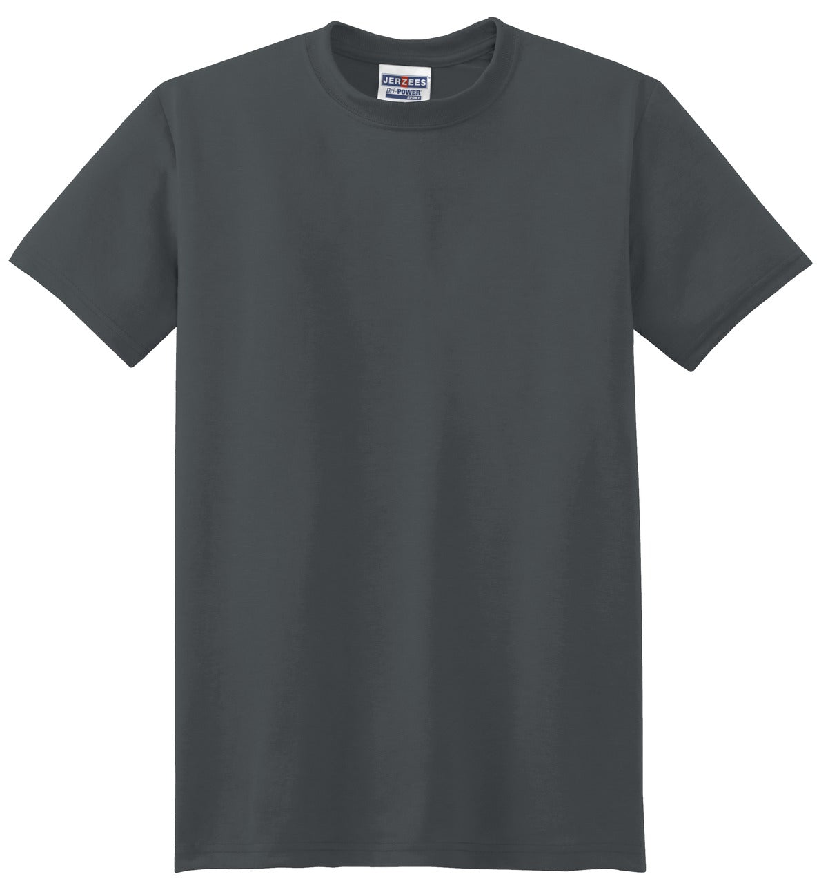 Jerzees Dri-Power 100% Polyester T-Shirt. 21M Charcoal Grey