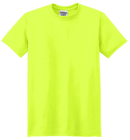 Jerzees Dri-Power 100% Polyester T-Shirt. 21M Safety Green