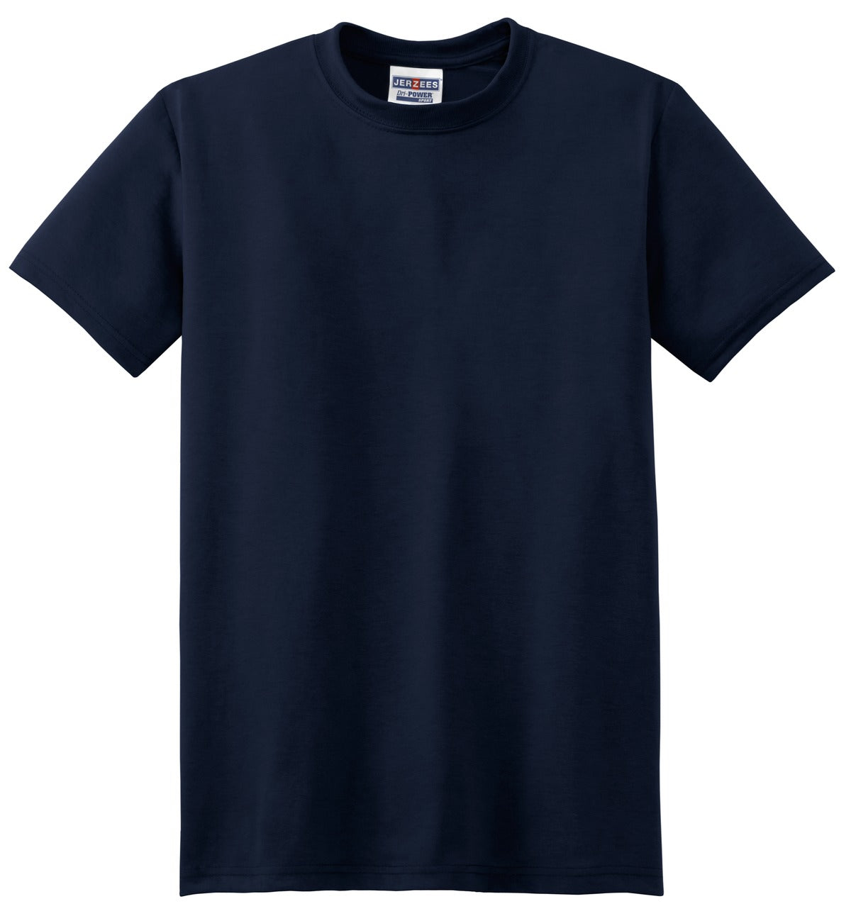 Jerzees Dri-Power 100% Polyester T-Shirt. 21M Navy