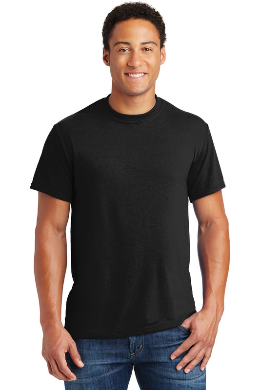 Jerzees Dri-Power 100% Polyester T-Shirt. 21M Black