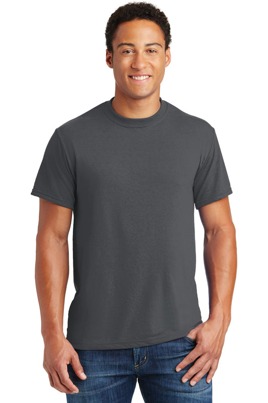 Jerzees Dri-Power 100% Polyester T-Shirt. 21M Charcoal Grey