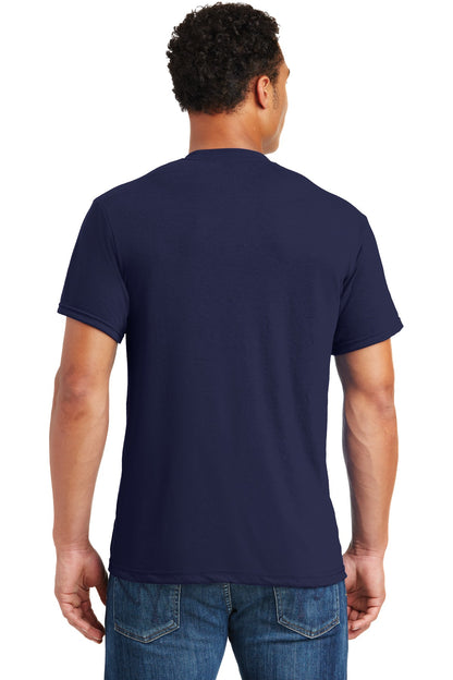 Jerzees Dri-Power 100% Polyester T-Shirt. 21M Navy