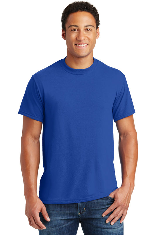 Jerzees Dri-Power 100% Polyester T-Shirt. 21M Royal