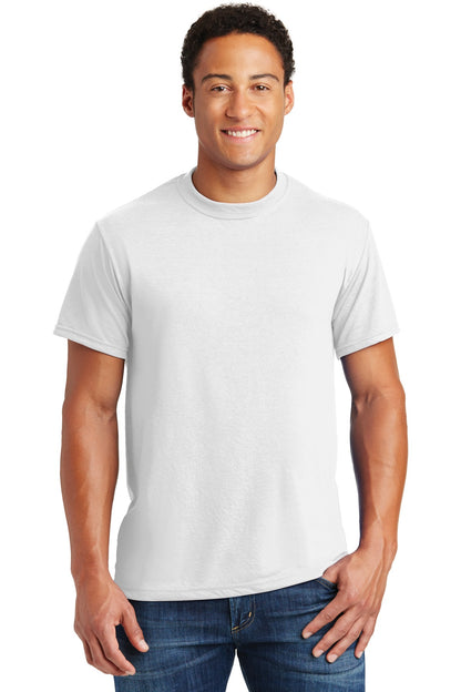 Jerzees Dri-Power 100% Polyester T-Shirt. 21M White