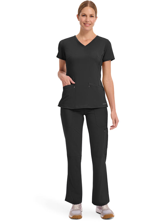 Purple Label 2245 Women's Juliet Scrub Top Black
