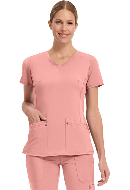Purple Label 2245 Women's Juliet Scrub Top Blushing Peach