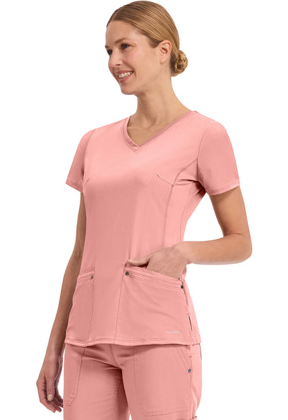 Purple Label 2245 Women's Juliet Scrub Top Blushing Peach