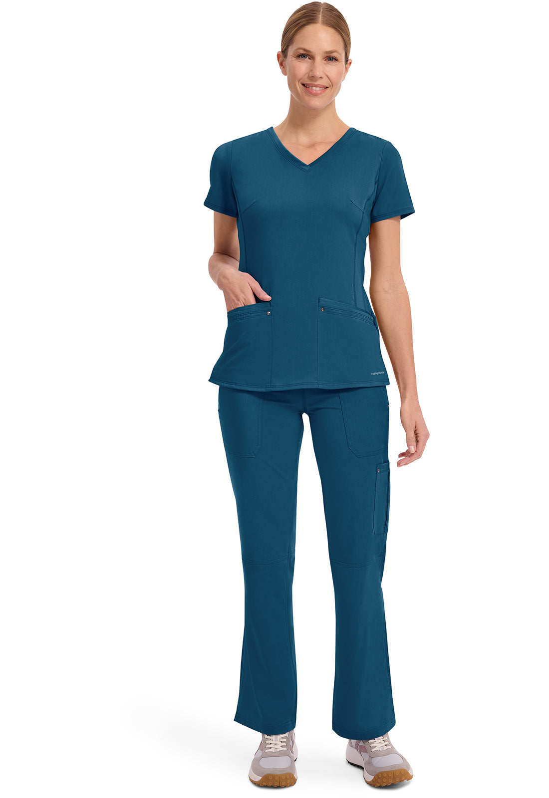 Purple Label 2245 Women's Juliet Scrub Top Caribbean