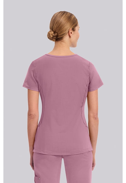 Purple Label 2245 Women's Juliet Scrub Top Powder Puff Pink
