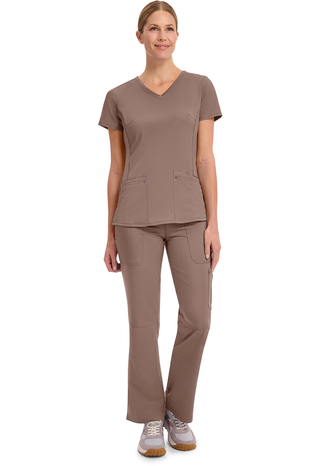 Purple Label 2245 Women's Juliet Scrub Top Santa Fe Tan