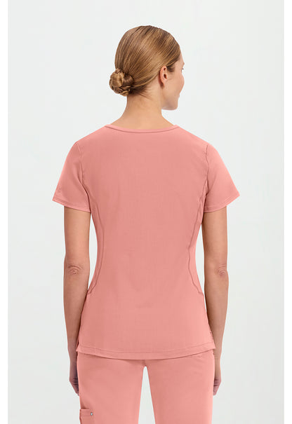 Purple Label 2245 Women's Juliet Scrub Top Velvet Peach