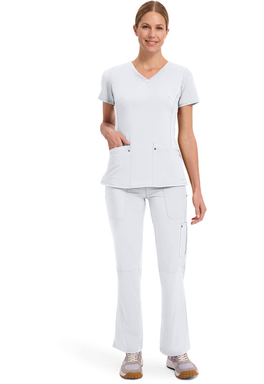 Purple Label 2245 Women's Juliet Scrub Top White