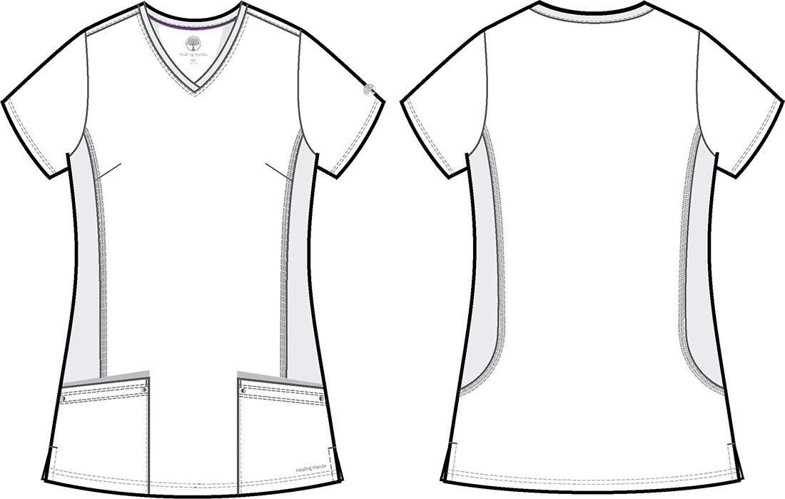Purple Label 2245 Women's Juliet Scrub Top Caribbean