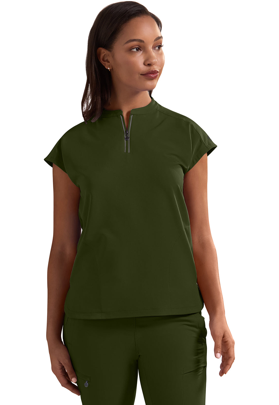 HH360 2274 Women's Sonia Scrub Top Dark Pine