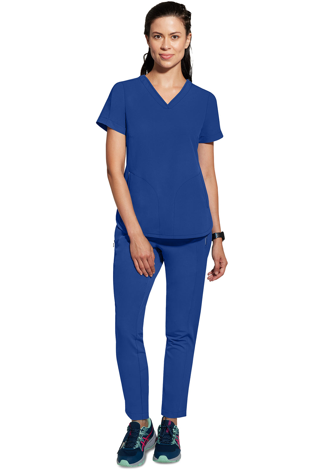 HH 360 2285 Women's Skyler Scrub Top Royal