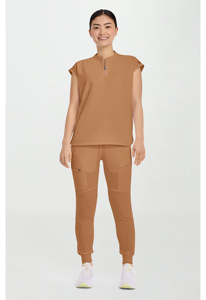 HH 360 2286 Women's Sandy Scrub Top Caramel Cafe
