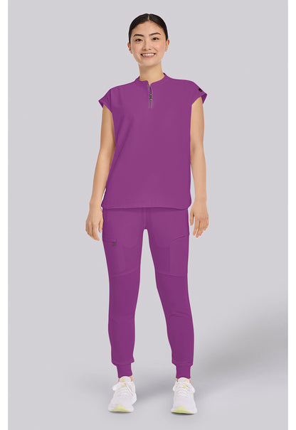 HH 360 2286 Women's Sandy Scrub Top Plum Violet