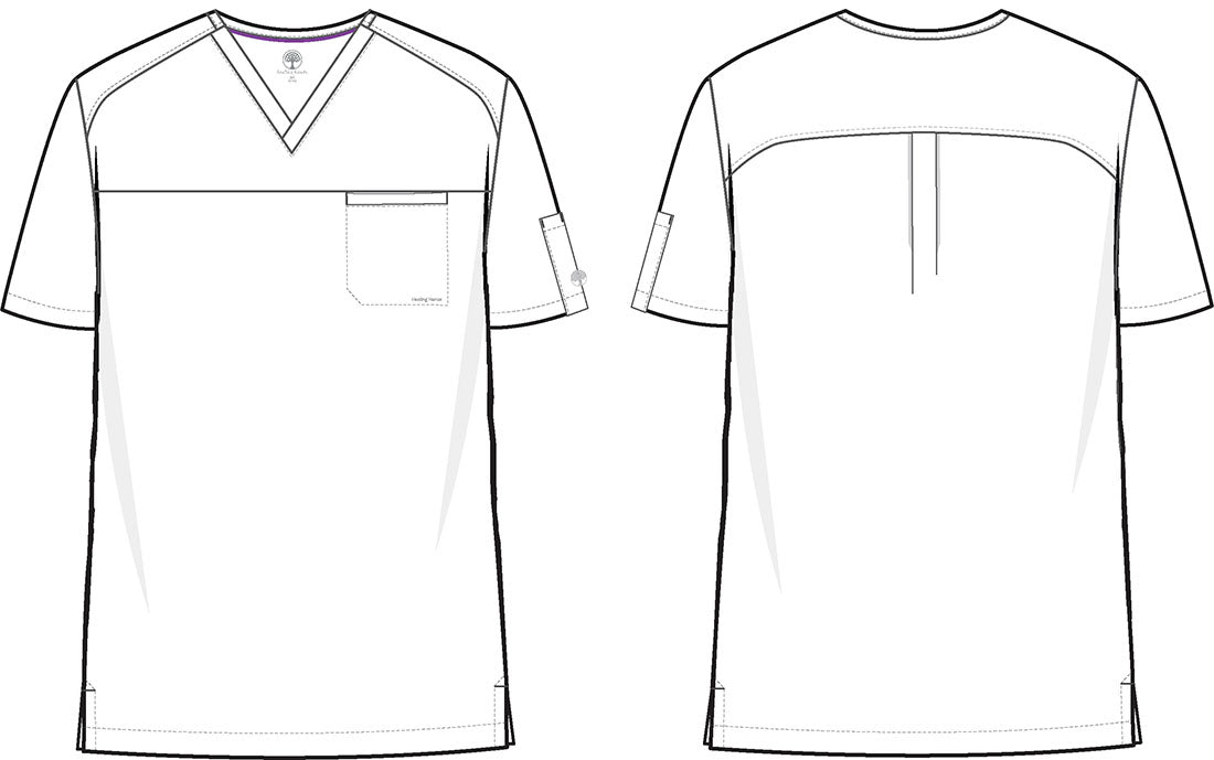 Purple Label 2330 Men's Justin Scrub Top Navy