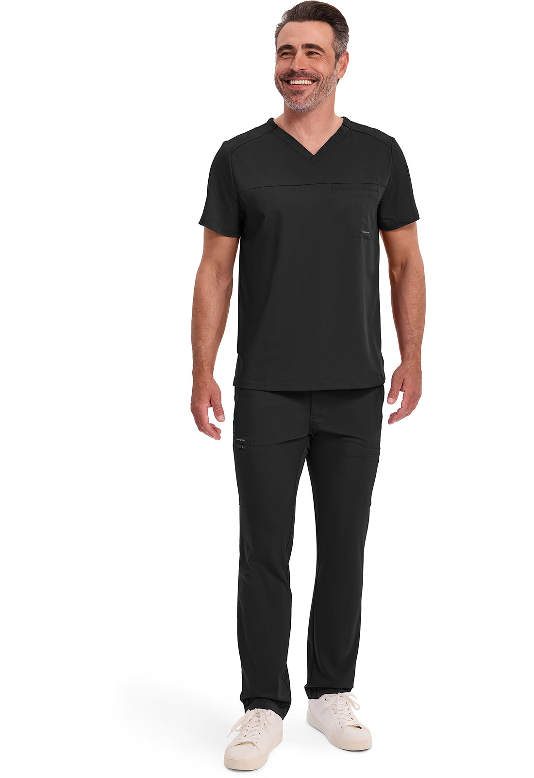 Purple Label 2330 Men's Justin Scrub Top Black