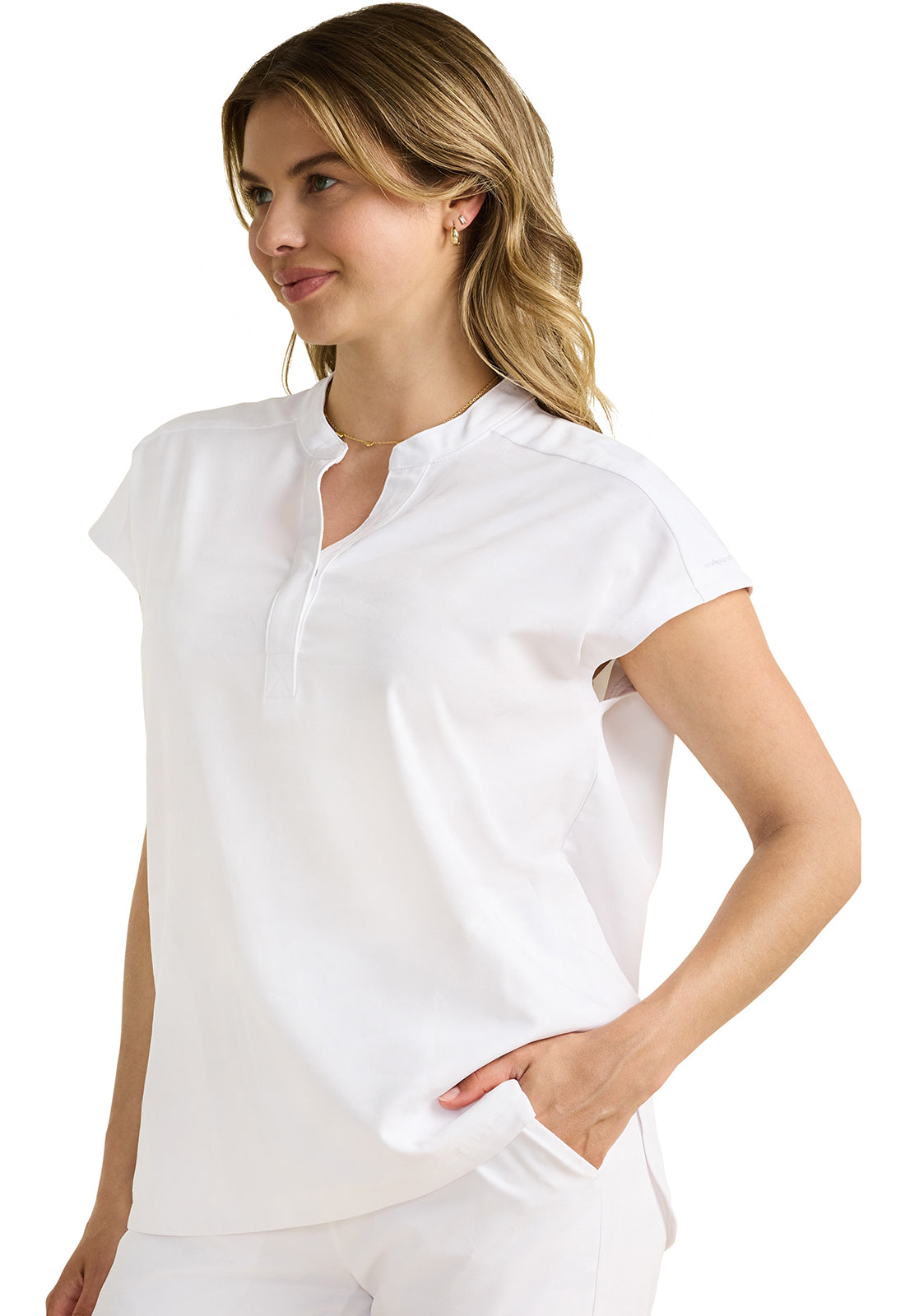 Purple Label 2352 Women's Journey Camo Scrub Top image 3