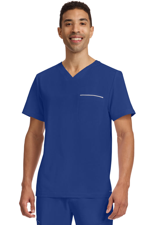 HH360 2381 Men's Spencer Scrub Top Galaxy Blue