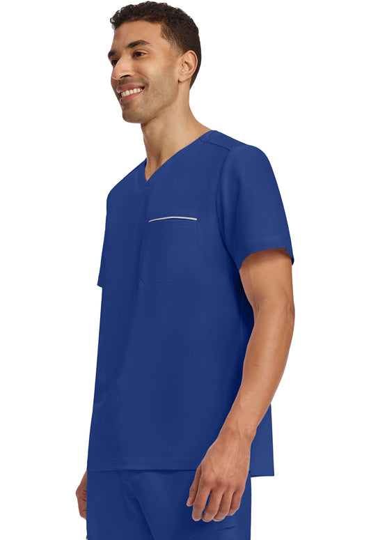HH360 2381 Men's Spencer Scrub Top Galaxy Blue