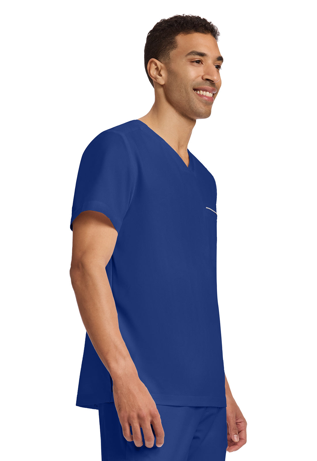 HH360 2381 Men's Spencer Scrub Top Galaxy Blue