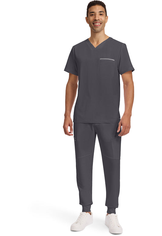 HH 360 2381 Men's Spencer Scrub Top Pewter