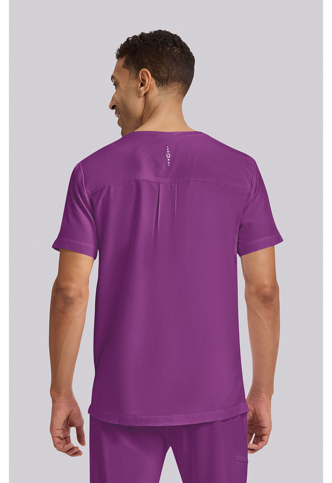 HH 360 2381 Men's Spencer Scrub Top Plum Violet