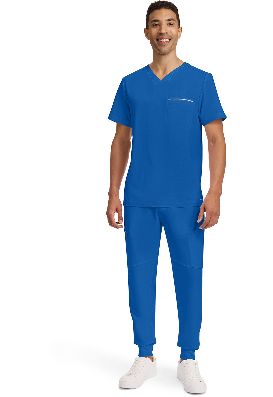 HH 360 2381 Men's Spencer Scrub Top Royal