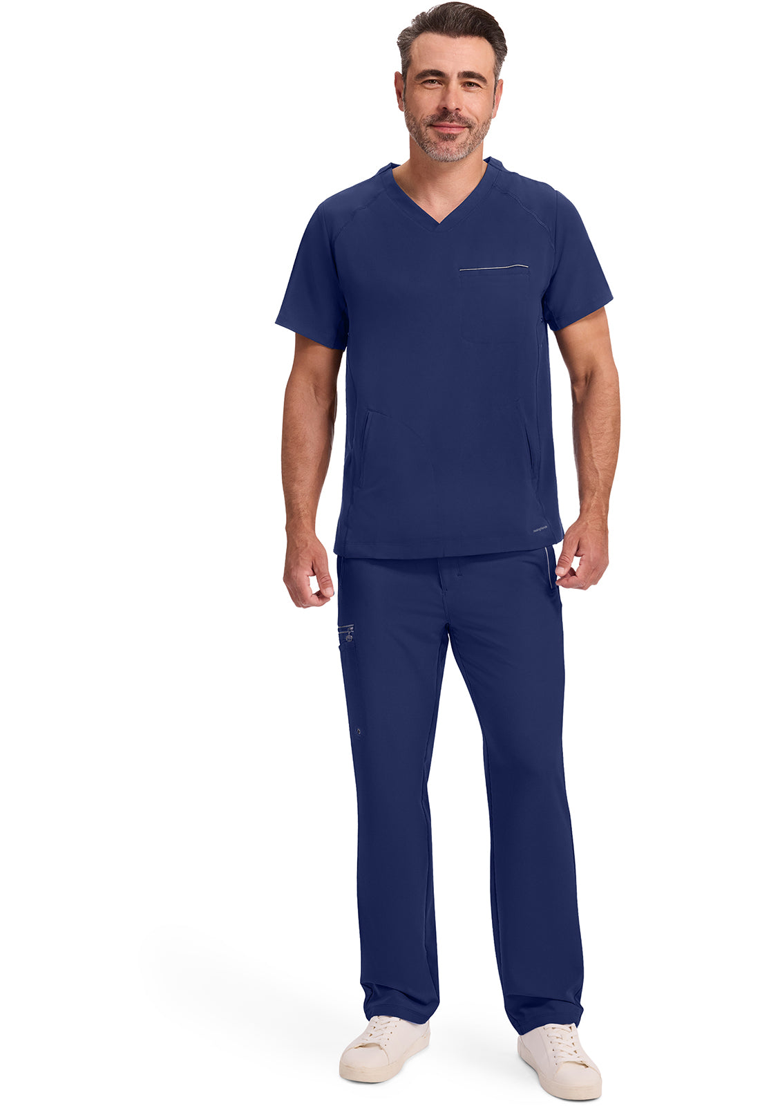 HH 360 2382 Men's Steven Scrub Top Navy