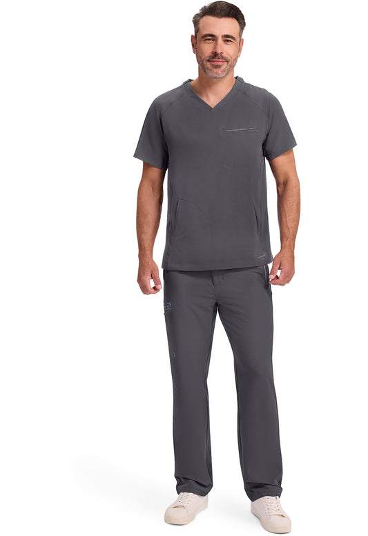 HH 360 2382 Men's Steven Scrub Top Pewter