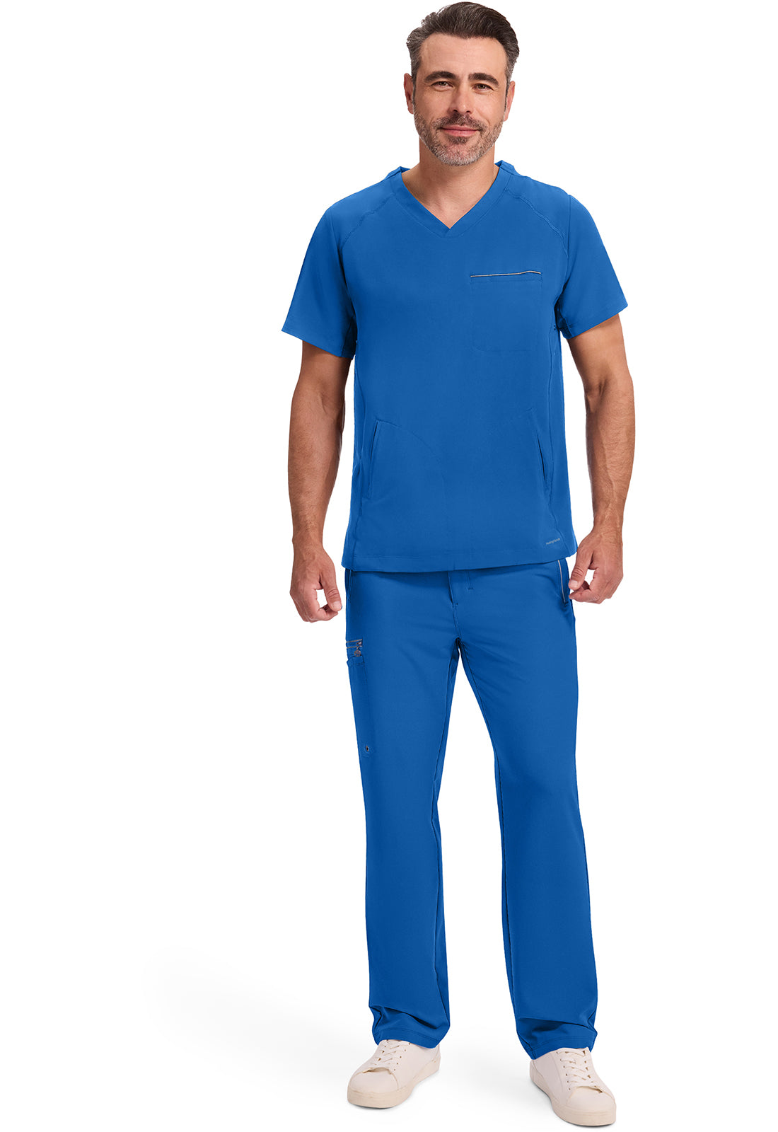 HH 360 2382 Men's Steven Scrub Top Royal