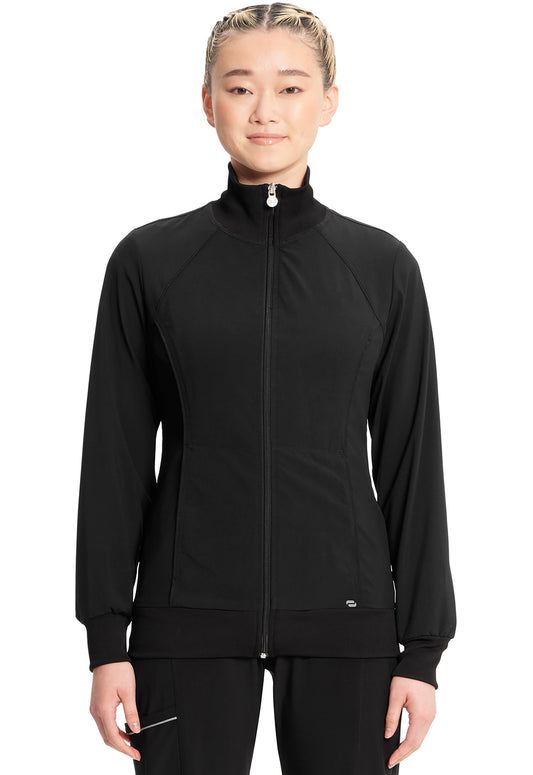 2391A Infinity Zip Front Jacket (Black)